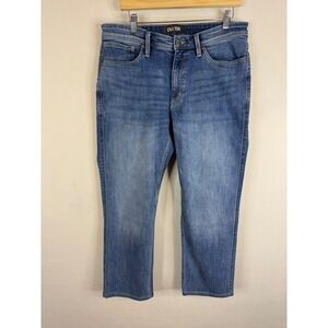 DU/ER Performance Denim Plus Straight Fit‎ Jeans Medium Wash Mens 34x28